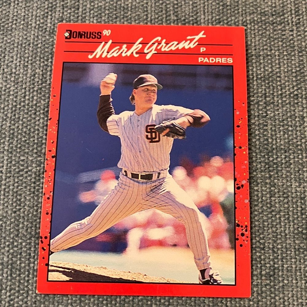 1990 Donruss San Diego Padres Baseball Card Trading Card